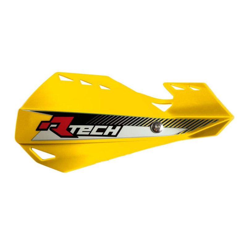 RACETECH OSŁONY RĄK (HANDBARY) DUAL EVO KOLOR ŻÓŁTY (Z MOCOWANIAMI DO KIEROWNICY)