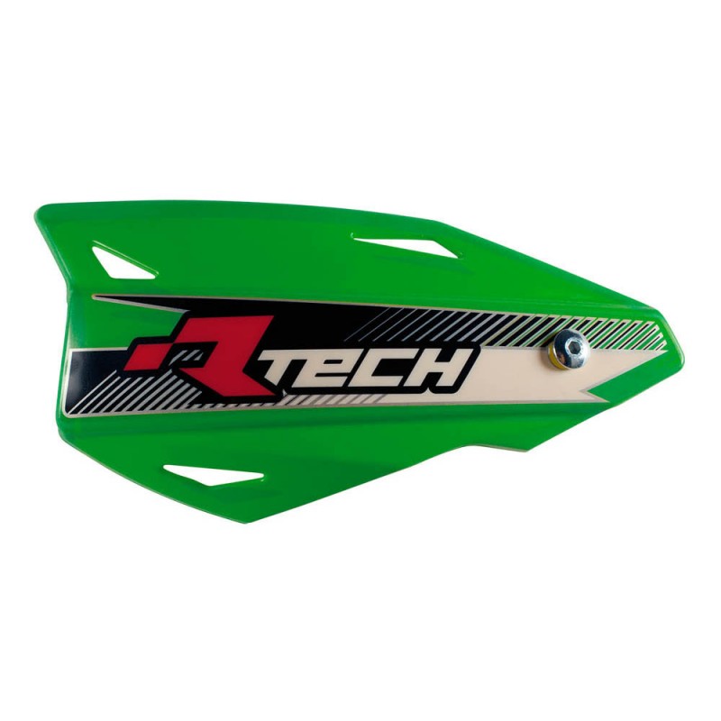 RACETECH OSŁONY RĄK (HANDBARY) VERTIGO CROSS/ENDURO KOLOR ZIELONY (Z MOCOWANIAMI DO KIEROWNICY)