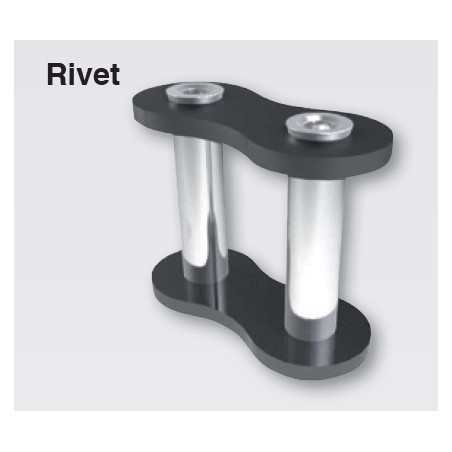 CZ ZAKUWKA ŁAŃCUCHA 520 DZO O-RING BRONZE RIVET (DRĄŻONA)