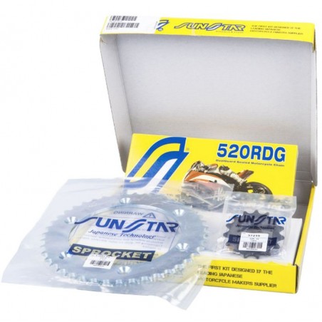 SUNSTAR 2023/06 ZESTAW NAPĘDOWY YAMAHA TTE 600 '96-'98 STANDARD (15/47/110) (DO 750CC) (SUN37215/SUN1-3538-47/SS520RDG-110N)