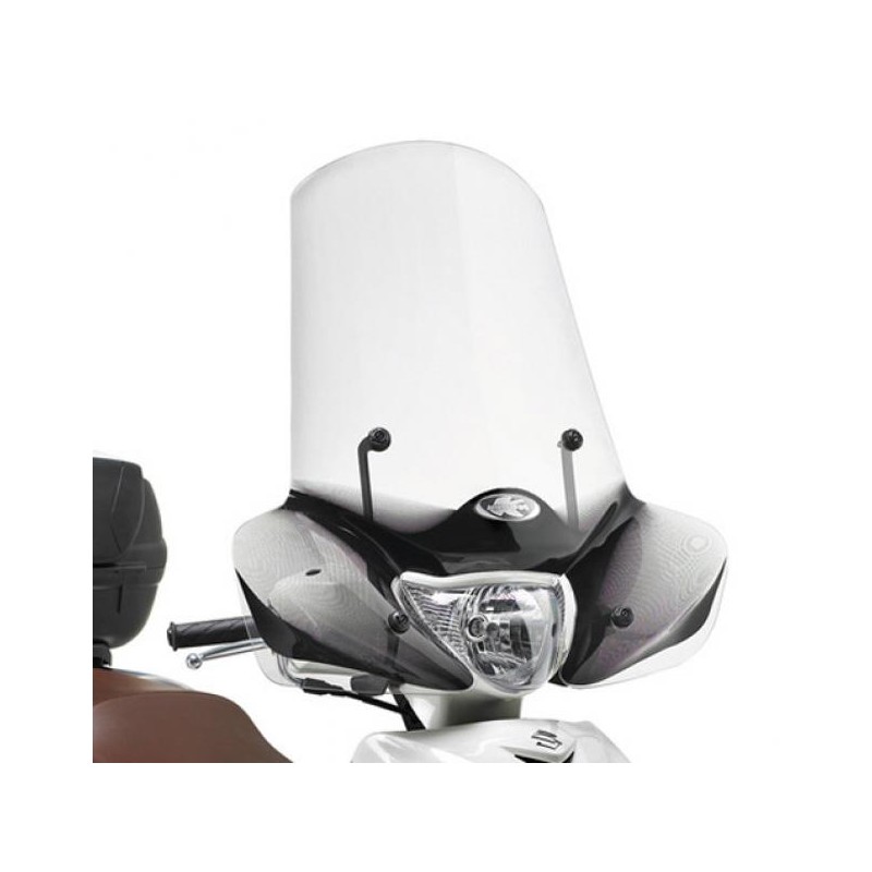 KAPPA SZYBA SUZUKI SIXTEEN 125-150 (08-16) 56,5 x 71,5 CM PRZEZROCZYSTA - POTRZEBNE MOCOWANIE A169AK