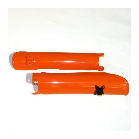 UFO OSŁONY TELESKOPÓW Z BLOKADĄ KTM SX/SXF '01-'06, EXC '01-'06 KOLOR POMARAŃCZOWY