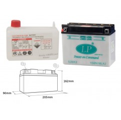 LANDPORT AKUMULATOR Y50-N18L-A2 12V 20AH 206X91X164 (G50N18LA2) OBSŁUGOWY - ELEKTROLIT OSOBNO (2) UE2019/1148