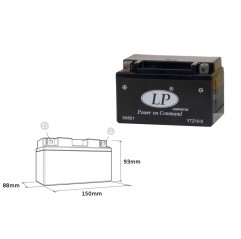 LANDPORT AKUMULATOR YTZ10-S 12V 8,6AH 150X86X95 BEZOBSŁUGOWY - ZALANY (6)