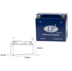 LANDPORT AKUMULATOR ŻELOWY GTX20-3 12V 18AH 175X86X154 BEZOBSŁUGOWY - ZALANY - ZASTĘPUJE GTX20LBS L (4)