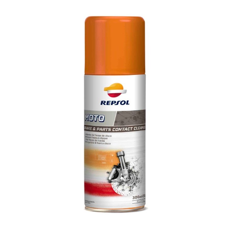 REPSOL ODTŁUSZCZACZ DO TARCZ I KLOCKÓW HAMULCOWYCH QUALIFIER BRAKE AND PARTS CONTACT CLEANER 300ML (12) - ZASTĘPUJE RP716A98