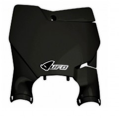 UFO TABLICA NA NUMER STARTOWY KTM SX/SXF '16-'20 (Z WYJĄTKIEM SX 250 '16) KOLOR CZARNY (Z OSŁONAMI AMORTYZATORÓW)