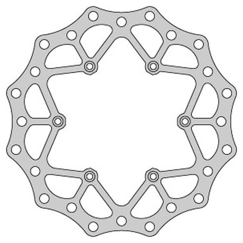 DELTA BRAKING TARCZA HAMULCOWA PRZÓD SUZUKI RM 125 '88-10, RM 250 '88-10, DRZ 250 '01-07, YAMAHA YZ 125 '01-16, YZ/YZF/WR 250 '0