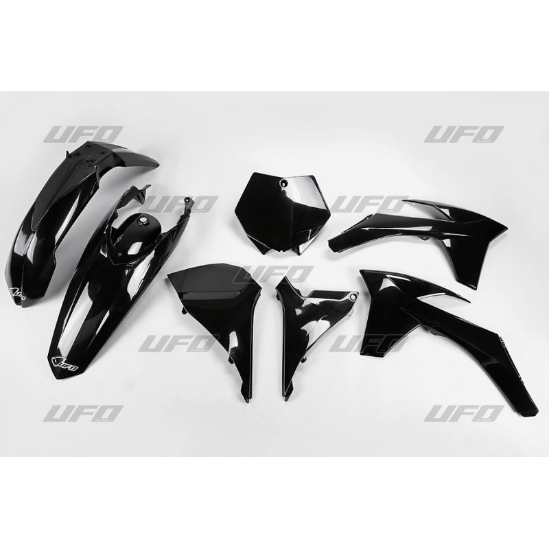 UFO KOMPLET PLASTIKÓW KTM SXF '11-'12, SX '12 KOLOR CZARNY