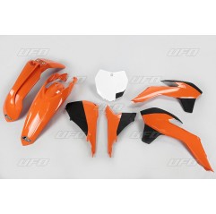 UFO KOMPLET PLASTIKÓW KTM SX/SXF '13-'15, SX 250 '16, KOLOR OEM '13-'14