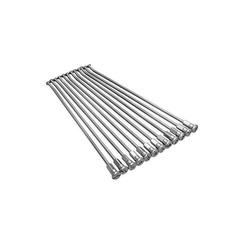 HAAN WHEELS SZPRYCHY WZMOCNIONE Z NYPLAMI (KOMPLET) TYŁ 18 CALI YAMAHA YZ/WR/WRF '99-'19, YZF 250/450 '99-'08 KOLOR SREBRNY