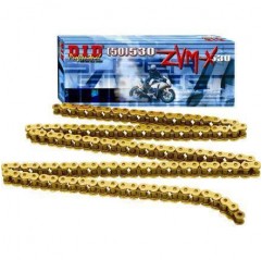 DID 50(530)ZVMXG&G-108 ŁAŃCUCH ZŁOTY / ZŁOTY (108 OGNIW) X-RING (50ZVMXGG108)(50ZVMXGB-108)(OTWARTY + ZAKUWKA) (50ZVMXGG-108)