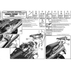 KAPPA STELAŻ KUFRA CENTRALNEGO HONDA CB 900 HORNET (02-07) ( BEZ PŁYTY )