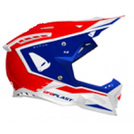 UFO 2023/07 KASK ECHUS CROSS KOLOR CZERWONY/NIEBIESKI/BIAŁY ROZMIAR L - UFO KOLEKCJA 2024