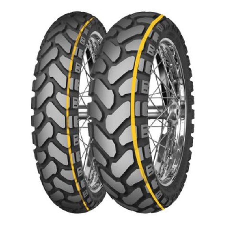 MITAS OPONA 150/70B18 E-07+ ENDURO TRAIL 70T TL DAKAR (ŻÓŁTY PASEK) TYŁ DOT 24/2022 (27567)