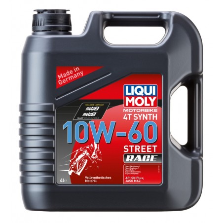 LIQUI MOLY OLEJ SILNIK MOTORBIKE 4T SYNTH 10W60 RACE 4L
