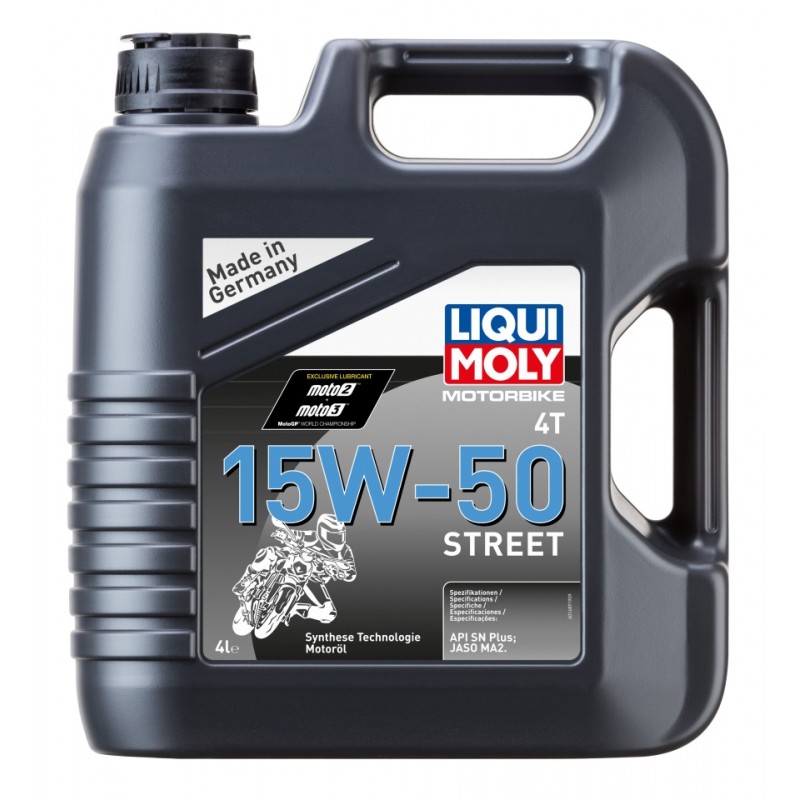 LIQUI MOLY OLEJ SILNIK MOTORBIKE 4T 15W50 STREET 4L