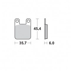 MOTO-MASTER PROMOCJA KLOCKI HAMULCOWE KH115 SINTER METAL ENDURO: 21 (NITRO) PRZÓD KTM: 65 2000-2001, SHERCO,GASGAS