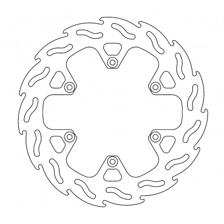 MOTO-MASTER TARCZA HAMULCOWA TYŁ 240MM FLAME KTM 450 RALLY '11- ,BETA 250/300/350/390/400/430/450/480/498/500 RR '13-'20