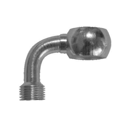 FREN TUBO KOŃCÓWKA PRZEWODU HAMULCOWEGO ŚREDNICA 10MM HOM. 90° CHROMOWANA