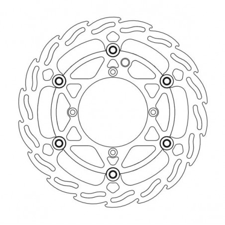 MOTO-MASTER PROMOCJA TARCZA HAMULCOWA (PŁYWAJĄCA) 260MM KTM SX 85 '11-, 250/350 FREERIDE '14- HUSQVARNA TC85 '14 PRZÓD (Z OTWORE
