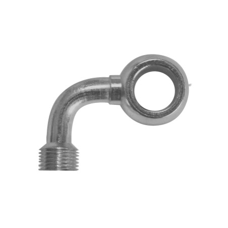 FREN TUBO KOŃCÓWKA PRZEWODU HAMULCOWEGO HOM. ŚREDNICA 10MM (90° W BOK ) CHROMOWANA