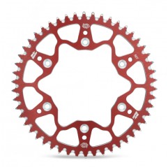 MOTO-MASTER PROMOCJA ZĘBATKA TYLNA ALUMINIOWA T7075 (ERGAL) 820 49 (82049) KOLOR CZERWONY HUSQVARNA CR/WR/TE/TC '90-'13, BETA RR