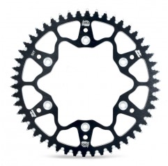 MOTO-MASTER ZĘBATKA TYLNA ALUMINIOWA T7075 (ERGAL) 4552 46 (455246) KOLOR CZARNY KTM SX 65 '98-'18, HUSQVARNA TC 65 '17-'18 (JTR