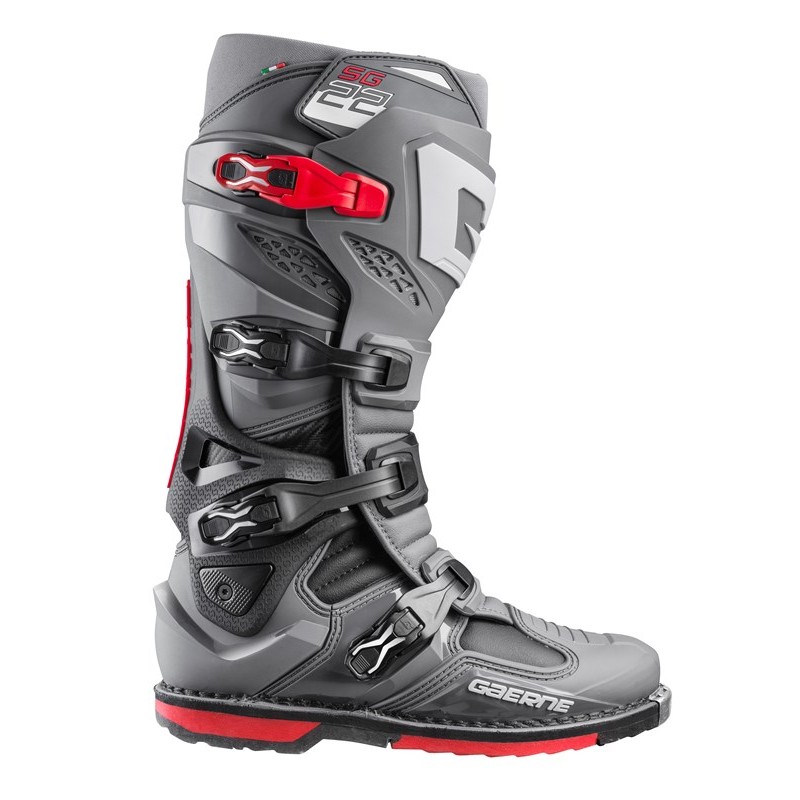 GAERNE (2023) BUTY CROSS SG-22 ANTHRACITE/BLACK/RED KOLOR ANTRACYT/CZARNY/CZERWONY ROZMIAR 45