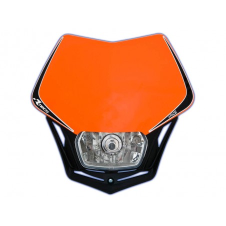 RACETECH LAMPA PRZEDNIA V-FACE KTM KOLOR POMARAŃCZOWY/CZARNY