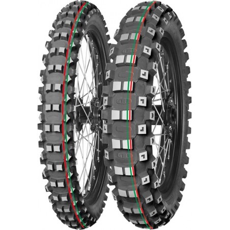 MITAS OPONA 90/100-12 TERRA FORCE-MX MH PITCROSS MEDIUM HARD 46M NHS TT TYŁ (CZERWONY PASEK) DOT 2023 (DOT:DJDT)