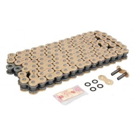 DID 525ZVMX2G&G-102 ŁAŃCUCH ZŁOTY / ZŁOTY (102 OGNIW) X-RING (525ZVMXGB102)(OTWARTY + ZAKUWKA)