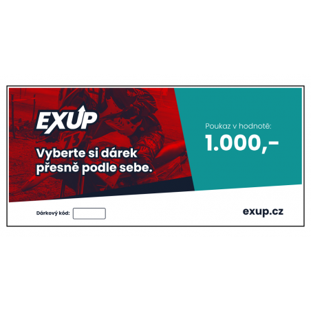 Dárkový poukaz EXUP 1.000,-