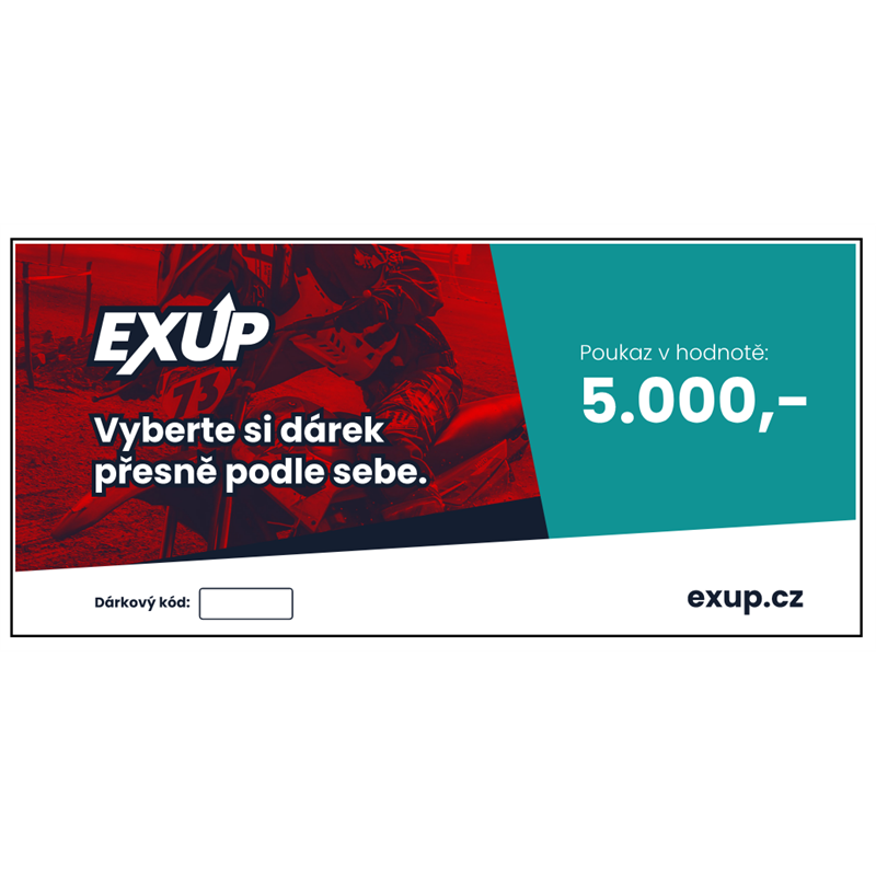 Dárkový poukaz EXUP 5.000,-