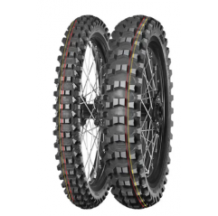 MITAS OPONA 100/100-18 TERRA FORCE MX-SM SOFT/MEDIUM 59M TT TYŁ DOT 20223(DOT:JPDT) (CZERWONY/ŻÓŁTY PASEK) (26311)