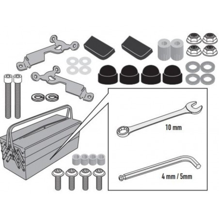 KAPPA 2023/10 MOCOWANIE SZYBY 2166AK HONDA CB 750 HORNET '23,