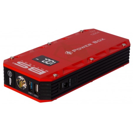 BS 2023/10 URZĄDENIE ROZRUCHOWE PB-02 (JUMP STARTER, POWER BANK, BOOSTER) 12000mAh (44.4Wh) (EL)