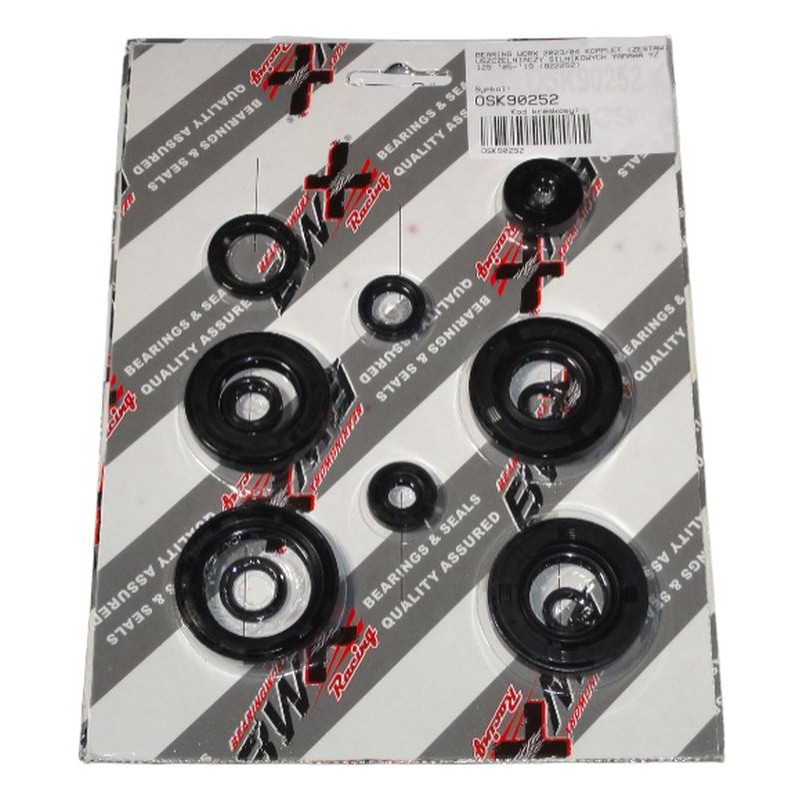 BEARING WORX 2023/04 KOMPLET (ZESTAW) USZCZELNIACZY SILNIKOWYCH YAMAHA YZ 125 '05-'19 (822252)