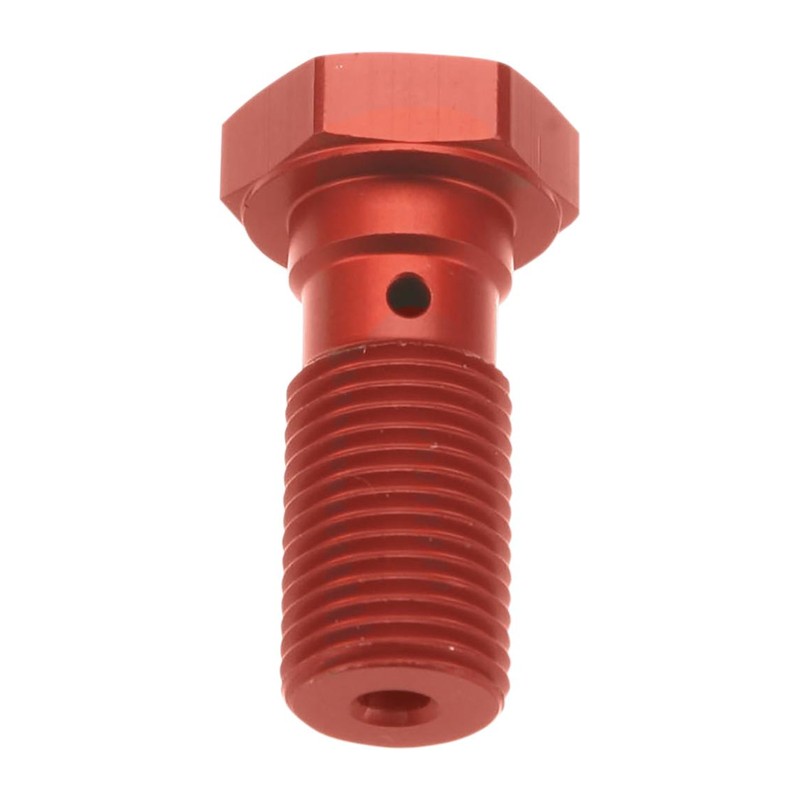 TRW LUCAS ŚRUBA HYDRAULICZNA DO PRZEWODÓW HAMULCOWYCH M10X1,00 (DROBNY GWINT) KOLOR CZERWONY (PROMOCJA)