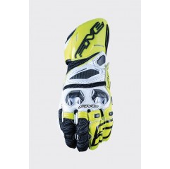 FIVE GLOVES RĘKAWICE SKÓRZANE SPORTOWE RĘKAWICE RFX2 KOLOR CZARNY/ŻÓŁTY FLUO ROZMIAR 12 (XXL)