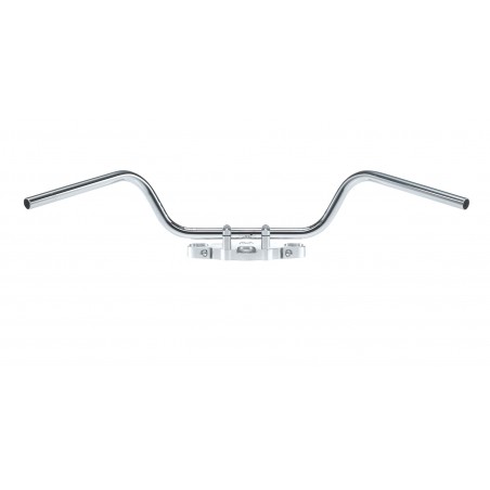 TRW LUCAS KIEROWNICA STALOWA 25MM ŚREDNIA MYSTIC HIGH CHROMOWANA ( Z PRZETŁOCZENIAMI NA KABLE )