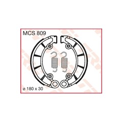 TRW LUCAS SZCZĘKI HAMULCOWE (180X30MM) (H316) (PROMOCJA)
