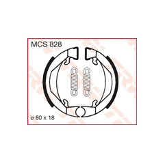 TRW LUCAS SZCZĘKI HAMULCOWE (80X18MM) (H322) KTM SX 50 MINI 00-07, SX 50 PRO JUNIOR 96-02 (PROMOCJA)