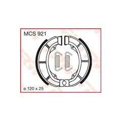 TRW LUCAS SZCZĘKI HAMULCOWE (120X25MM) (S624) (PROMOCJA)