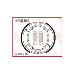 TRW LUCAS SZCZĘKI HAMULCOWE (130X28MM) (Y506)