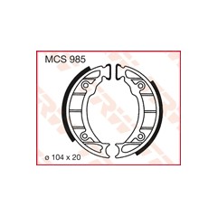 TRW LUCAS SZCZĘKI HAMULCOWE (104X20MM) (806) (PROMOCJA)