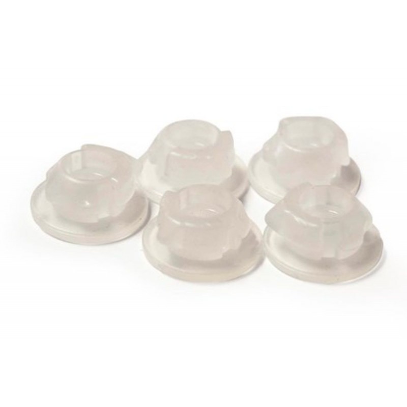 RACETECH (RTECH) 2023/10 ZATRZASKI (CLICK) MOCOWANIA BOCZKÓW I POKRYWY FILTRA POWIETRZA KOLOR BIAŁY NEUTRALNY (5 SZT.) KTM SX 85