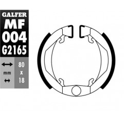 GALFER SZCZĘKI HAMULCOWE HONDA PX 50, PEUGEOT 103/104/105, PUCH X10, X20