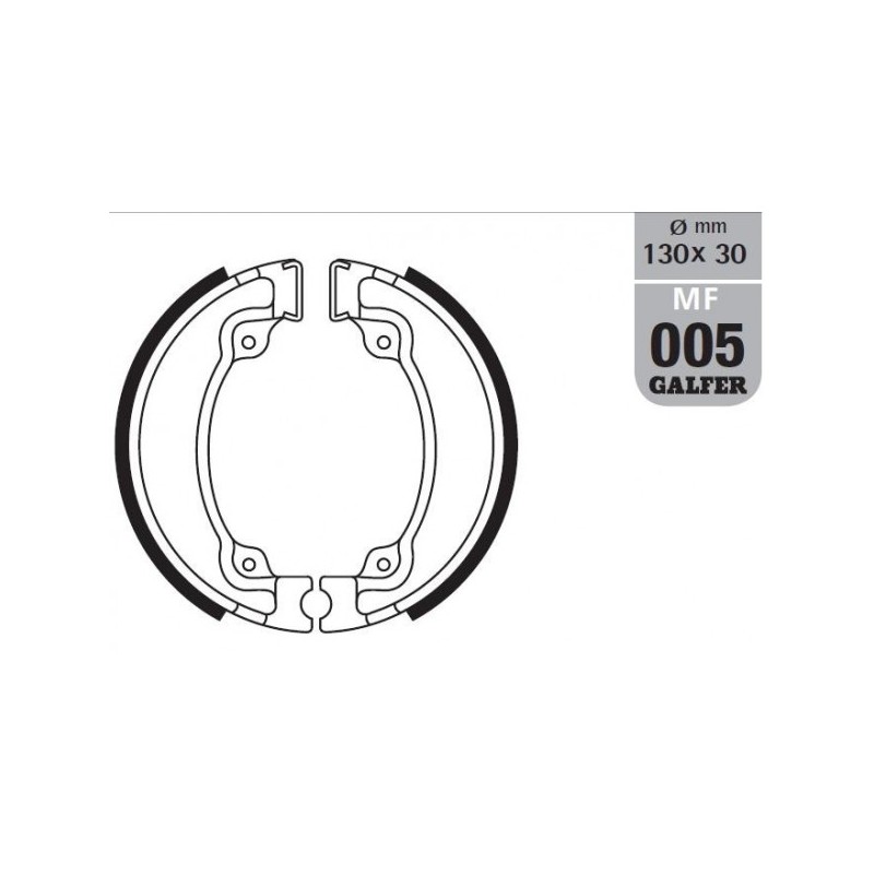 GALFER SZCZĘKI HAMULCOWE SH318