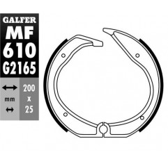 GALFER SZCZĘKI HAMULCOWE BMW